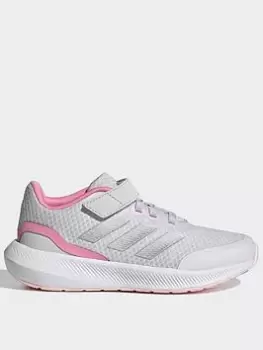 Image of adidas Kids Runfalcon 3.0 Trainers - Grey, Size 10 Younger