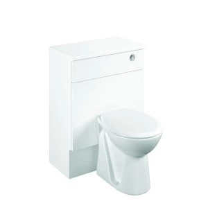 Image of Wickes Seville White Gloss Floorstanding WC Unit - 600 mm