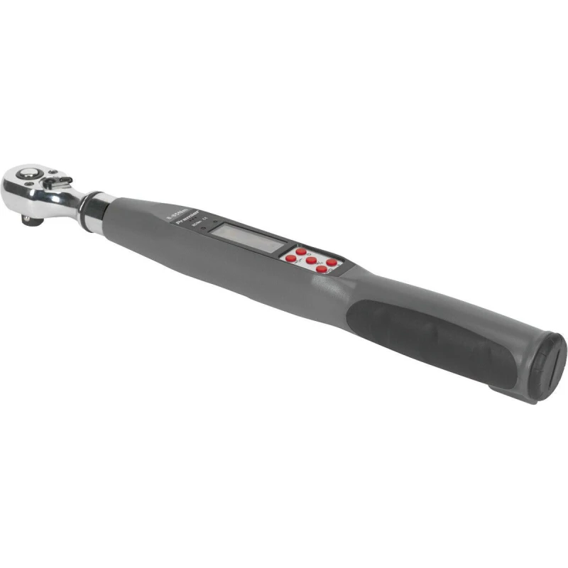 Image of Loops Digital Torque Wrench - 3/8" Sq Drive - 72 Tooth Ratchet - 8 to 85 Nm Range Multi