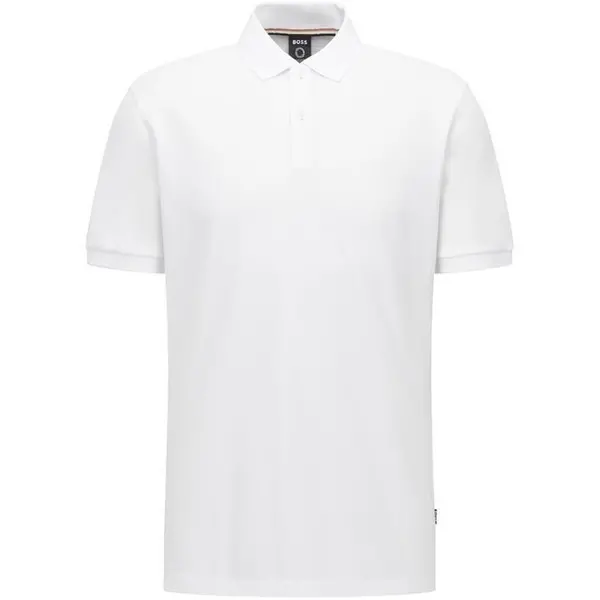 Image of Boss Pallas Polo Shirt - White XS