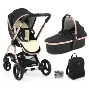 Image of egg Egg 2 Stroller + Carrycot complete Pram Set - Exclusive Special Edition, Diamond Black - Diamond Black