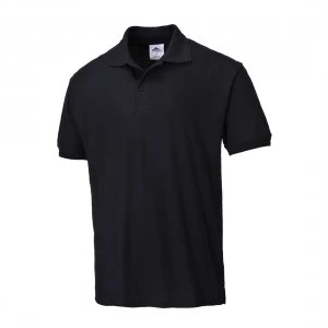 Image of Portwest Naples Polo Shirt Black M