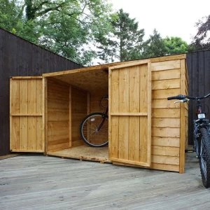 Image of Mercia Overlap Pent Bike Store - 4 x 6ft