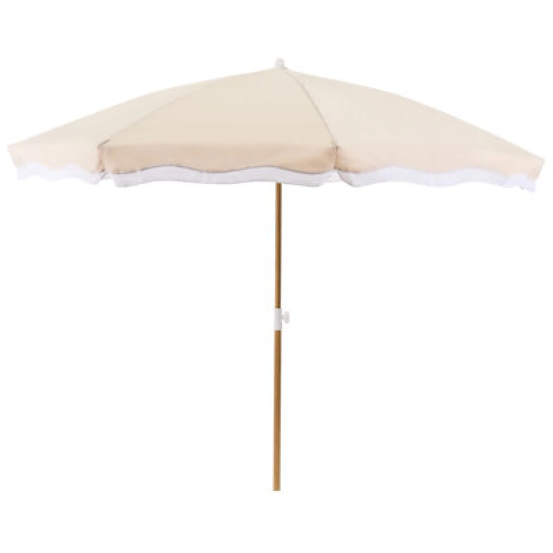 Image of Beliani Market Parasol 232cm Sestriere Beige