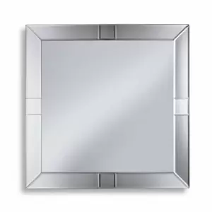 Image of Nielsen Brenta Bevelled Glass Square Wall Mirror, 51cm