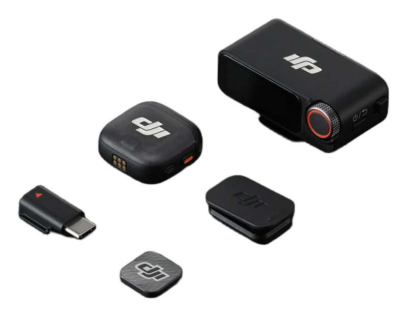 Image of DJI Mic 3 (1 TX 1 RX) Wireless Microphone Kit - Black 6937224116405