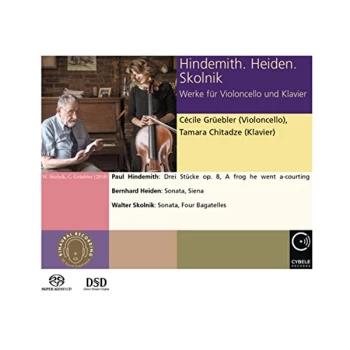 Image of C&eacute;cile Gr&uuml;ebler - Hindemith/Heiden/Skolnik: Werke F&uuml;r Violoncello Und Klavier CD