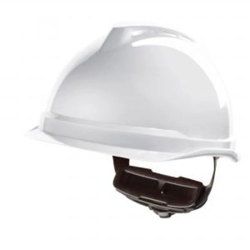 Image of MSA V - Gard 520 Peakless Safety Helmet White