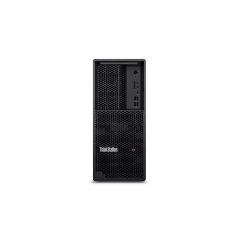 Image of Lenovo ThinkStation Intel 14700K 32GB RAM 1TB SSD Intel Ultra HD Graphics 770 Windows 11 Pro Desktop PC 30GS00C8UK Black