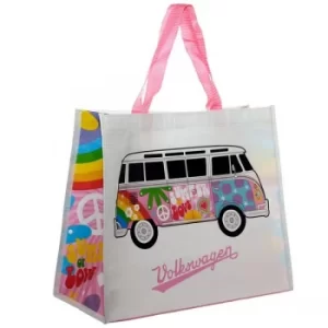Image of Volkswagen VW T1 Camper Bus Summer Love Recycled Plastic Bottles RPET Shopping Bag