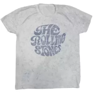 Image of The Rolling Stones - 70's Logo Unisex XX-Large T-Shirt - White