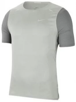 Image of Nike 365 Top - Grey/Silver, Size L, Men
