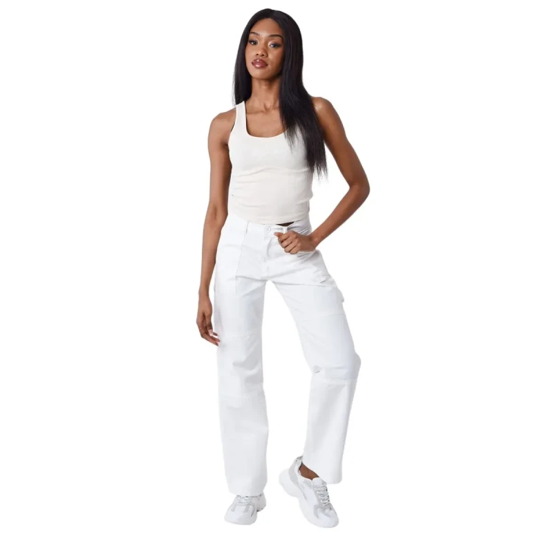 Image of Project X Paris Womens wide strap tank top Project X Paris Blanc Female M