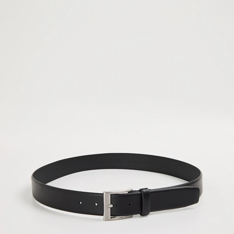 Image of Boss Mens Almos Leather Belt Black male 30R (80cm)
