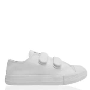 Image of SoulCal Canvas Hook and Loop Tape Shoes - White