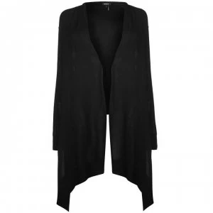 Image of DKNY Cozy Lightweight Cardi Womens - Black