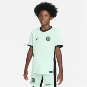 Image of Nike Chelsea Third Shirt 2023 2024 Juniors - Green