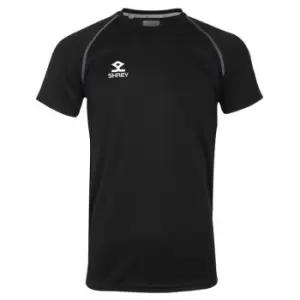 Image of Shrey Performance Training Shirt S/S Senior - Black