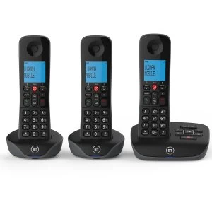 Image of BT Essential Phone with Easy Call Blocking & Answer Machine - Trio
