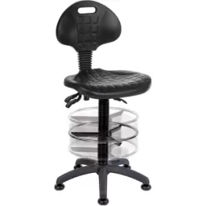 Image of Premium Polyurethane Industrial High Operator Chair