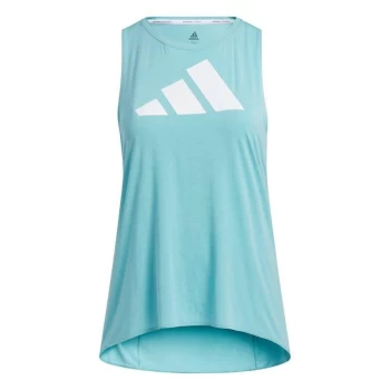 Image of adidas 3-Stripes Logo Tank Top (Plus Size) Womens - Mint Ton / Orbit Violet
