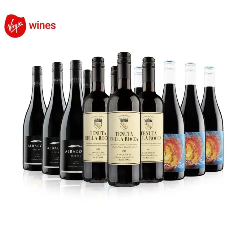Image of Virgin Wines Premium 12 Bottle Red Wine Case Red unisex 12