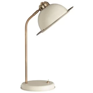 Image of The Lighting and Interiors Group Bauhaus Table Lamp - Cream