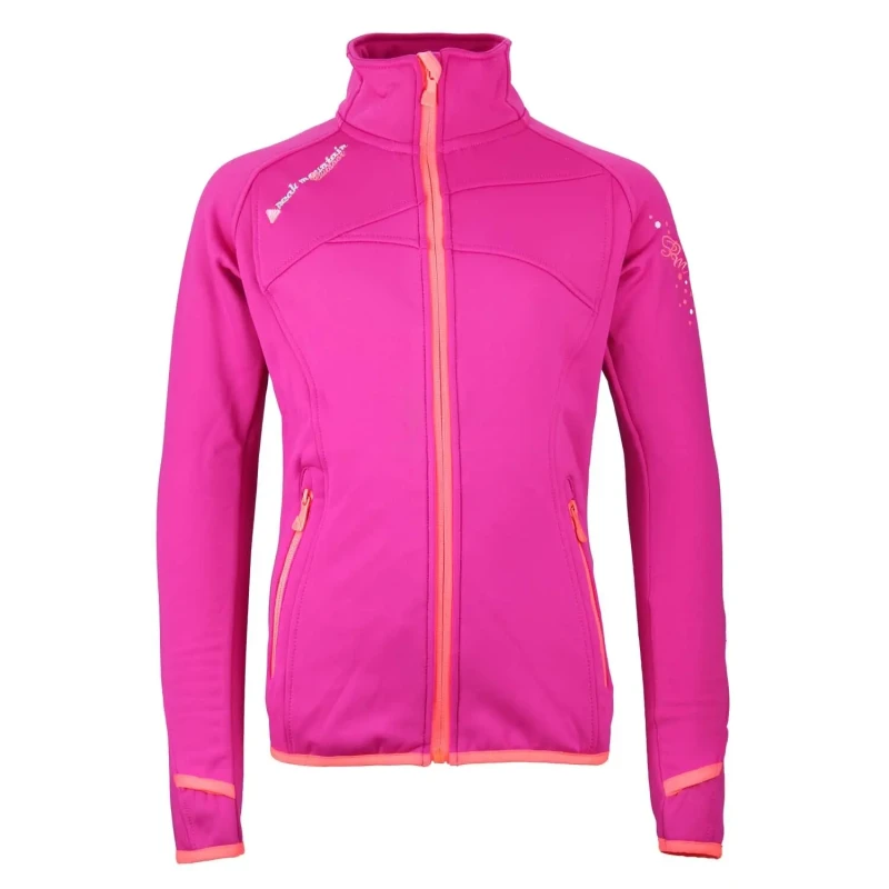 Image of Peak Mountain Girls fleece shell jacket Peak Mountain Gaclimate Rose Female 16 ans GACLIMATE/XJ-FUSHIA