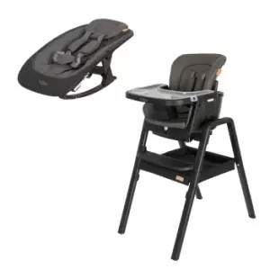 Image of Tutti Bambini Nova Birth To 12 Years Complete Highchair Package Black