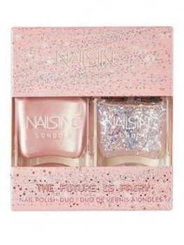 Image of Nails Inc The Future is Fairy Trend Duo, One Colour, Women
