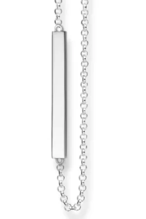 Image of Ladies Thomas Sabo Sterling Silver Necklace LBKE0001-001-12-L45V