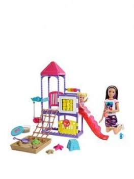 Image of Barbie Skipper Playground Playset