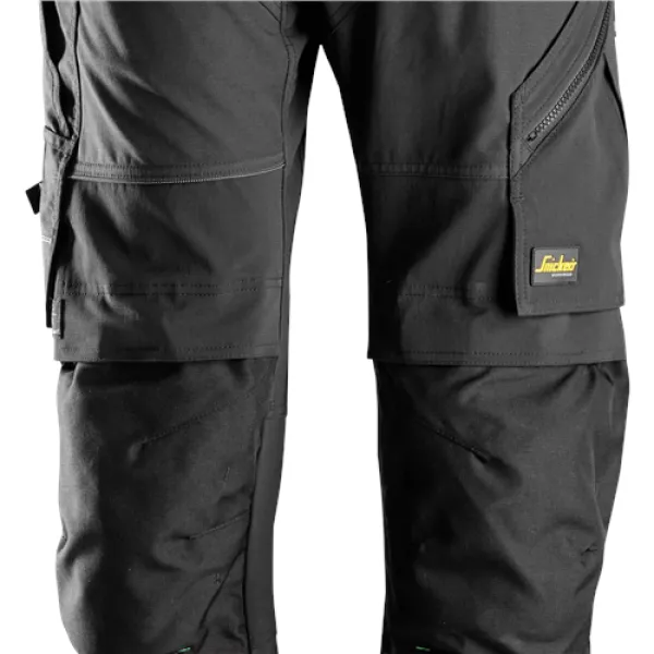 Image of Snickers FlexiWork Work Trousers+ - Black - 54
