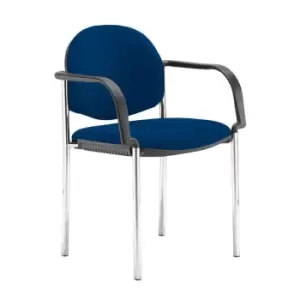Image of Dams MTO Coda Multi Purpose Chair, with Arms, Blue Fabric