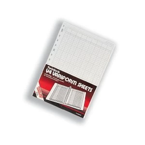 Image of Rexel Twinlock V4 Variform 4 Column Cash Refills 1 Pack of 75 Refills