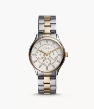 Image of Fossil Women Modern Sophisticate Multifunction Two-Tone Stainless Steel Watch