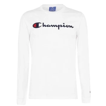 Image of Champion Chest Logo T Shirt - White