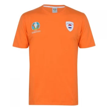 Image of UEFA Euro 2020 Holland Core Tee Mens - Orange