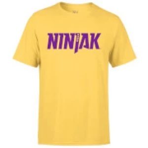 Image of Valiant Comics Ninjak Logo T-Shirt - M - Yellow