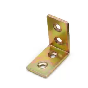 Image of Steel from Corner l Shape Brace Angle Bracket - Size 30 x 30 x17mm - Pack of 2