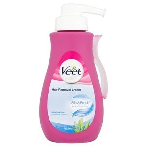 Image of Veet Spray On Hair Removal Cream for Sensitive Skin 400ml