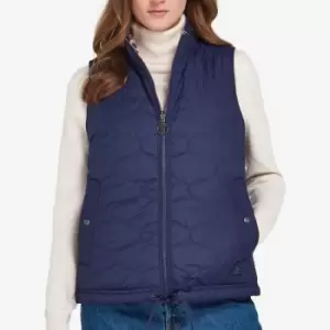 Image of Barbour Apia Printed Reversible Shell Gilet - UK 16