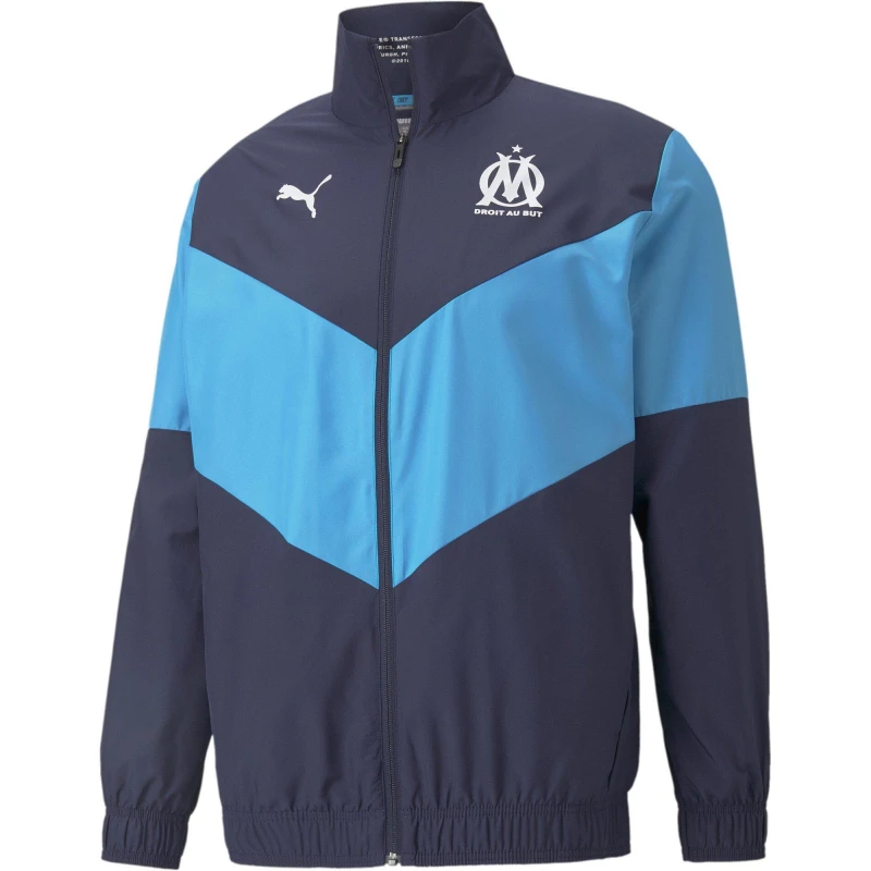 Image of Puma OM PreM Jkt Peacoat/Blue male XS