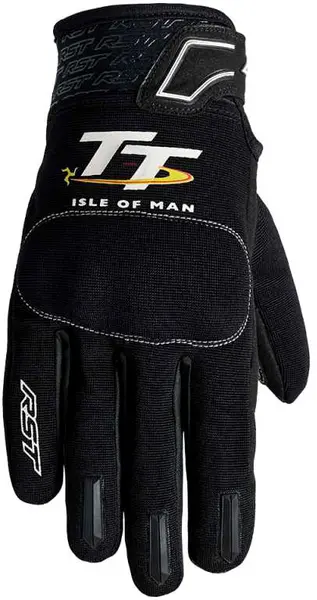 Image of RST Iom TT Team Evo Ce Mens Glove Black White 12