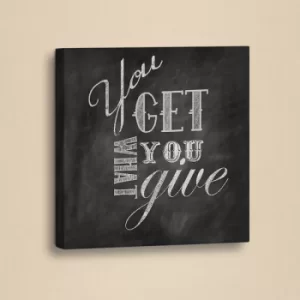 Image of SLO053 Black White Decorative Canvas Painting