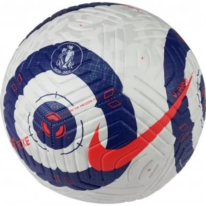 Image of Nike Premier League Strike Size 5 Football - White and Blue