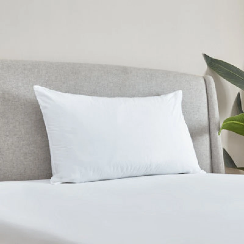 Image of Catherine Lansfield Catherine Lansfield 'Cotton Spring' Pillow in White White One Size Unisex 5057681112237
