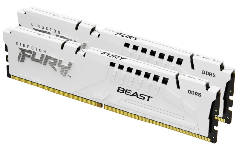 Image of Kingston FURY Kingston FURY Beast 32GB DDR5 6000MHz RAM Desktop Memory for Gaming - White KF560C36BWE2K2-32