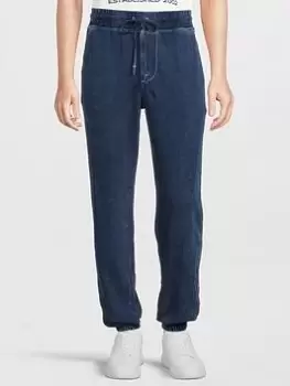 Image of TRUE RELIGION Indigo Big T Jogger, Indigo, Size XL, Men