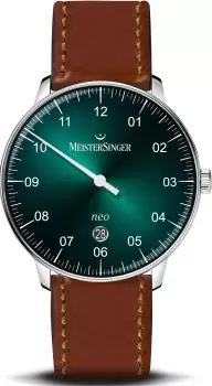 Image of MeisterSinger Watch Neo 40 Green Sunburst